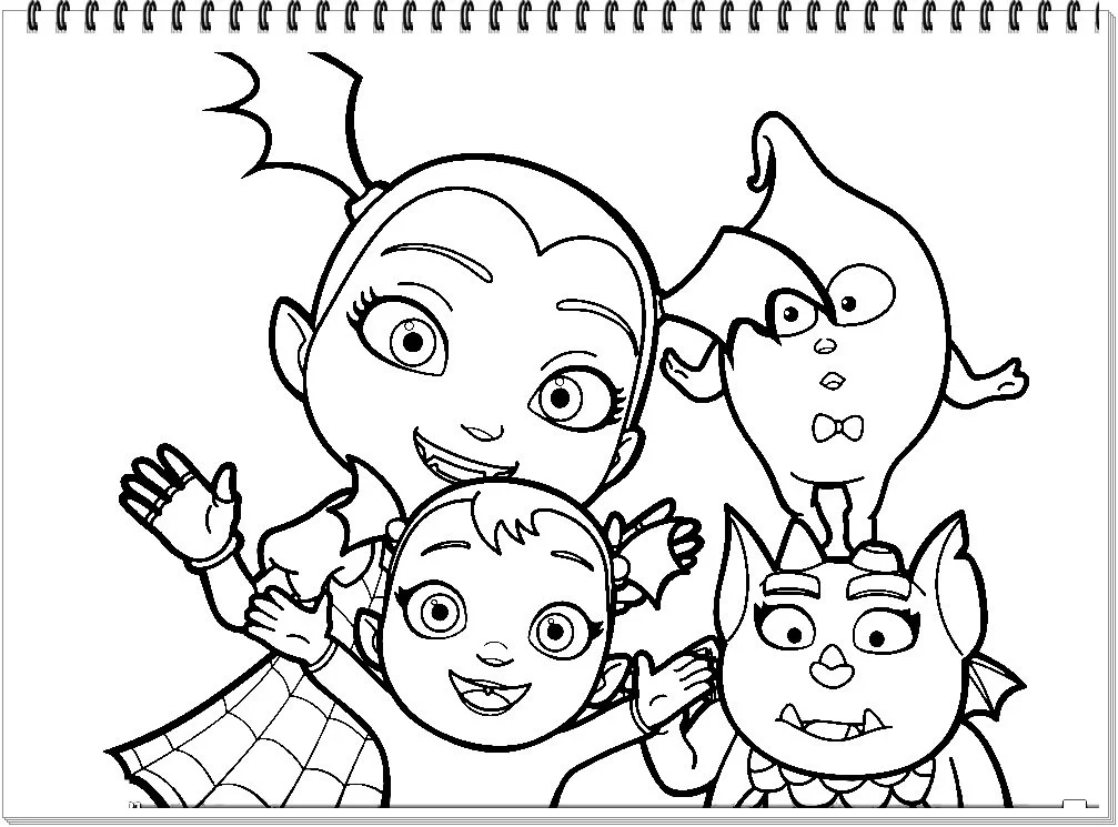 Desenhos de Vampirina Para Colorir 4