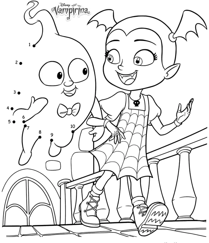 Desenhos de Vampirina Para Colorir 7