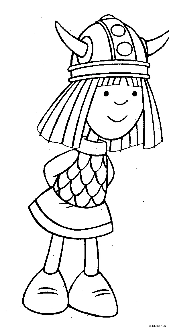 Desenhos de Vicky o Viquingue Para Colorir 25