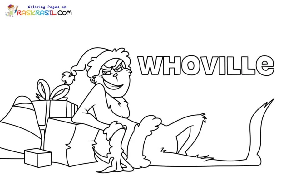 Desenhos de Whoville Para Colorir 1