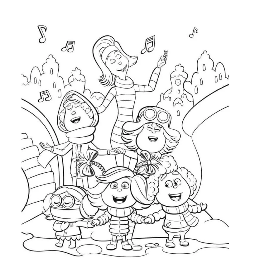 Desenhos de Whoville Para Colorir