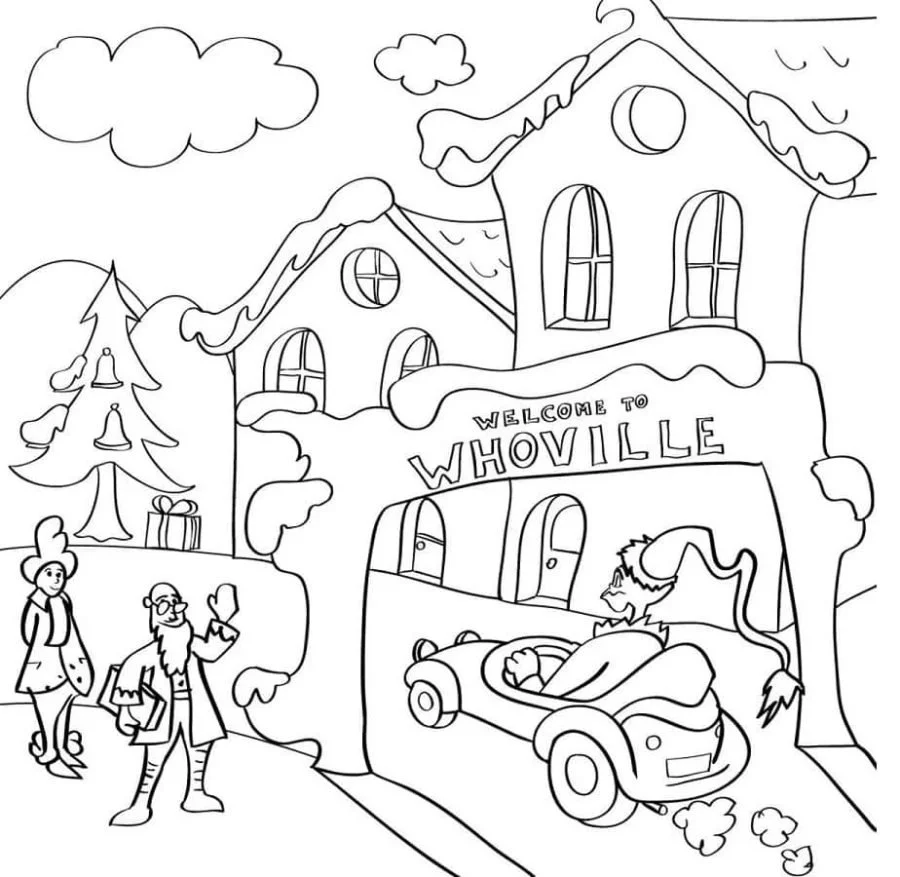 Desenhos de Whoville Para Colorir 6