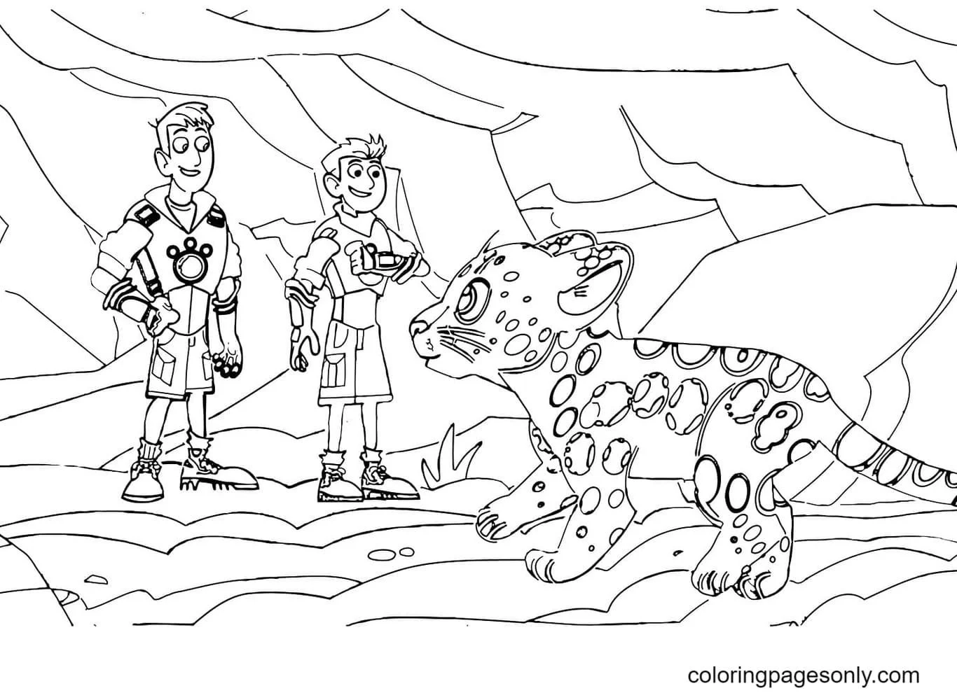 Desenhos de Wild Kratts Para Colorir 1