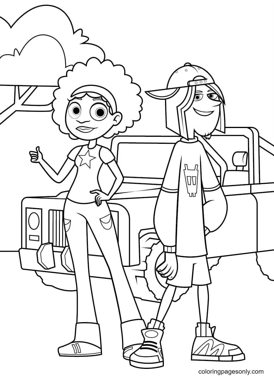 Desenhos de Wild Kratts Para Colorir 11