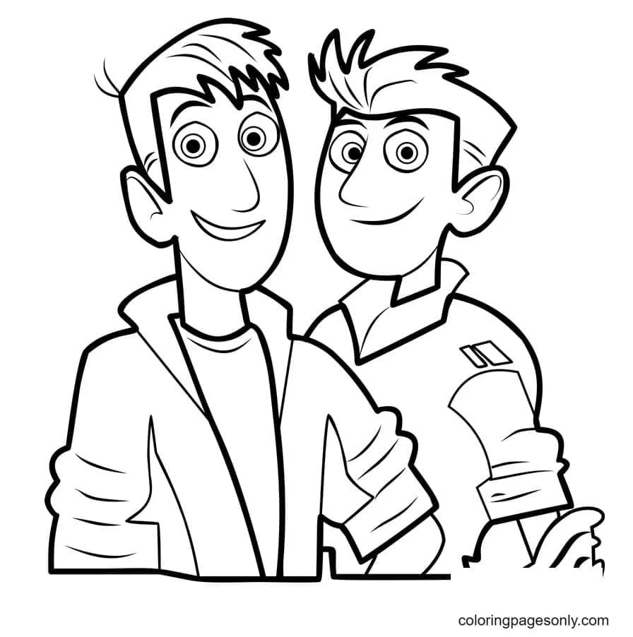 Desenhos de Wild Kratts Para Colorir 25