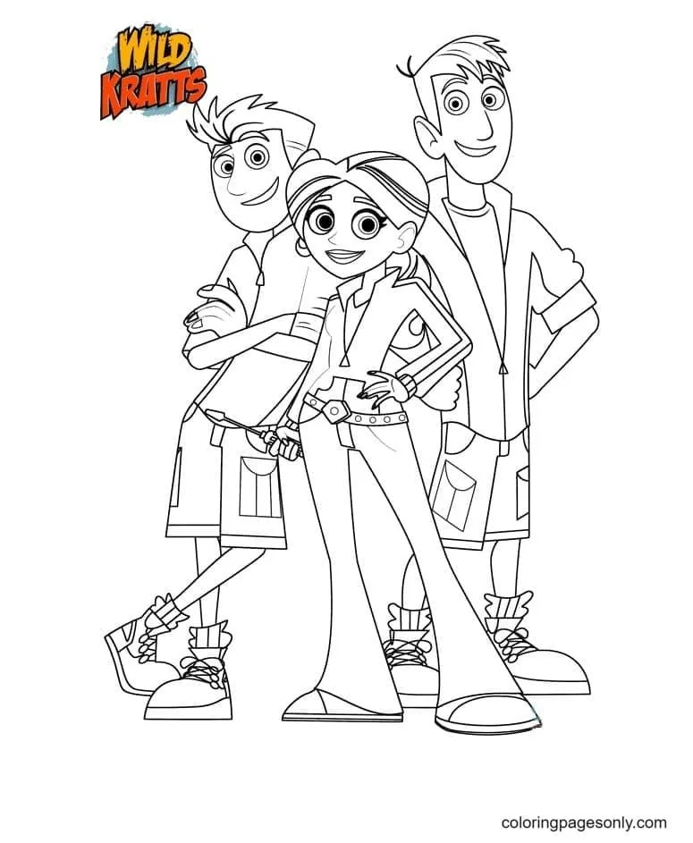 Desenhos de Wild Kratts Para Colorir 29