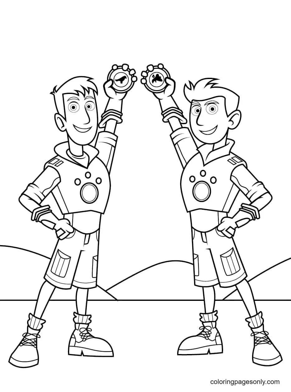 Desenhos de Wild Kratts Para Colorir 32