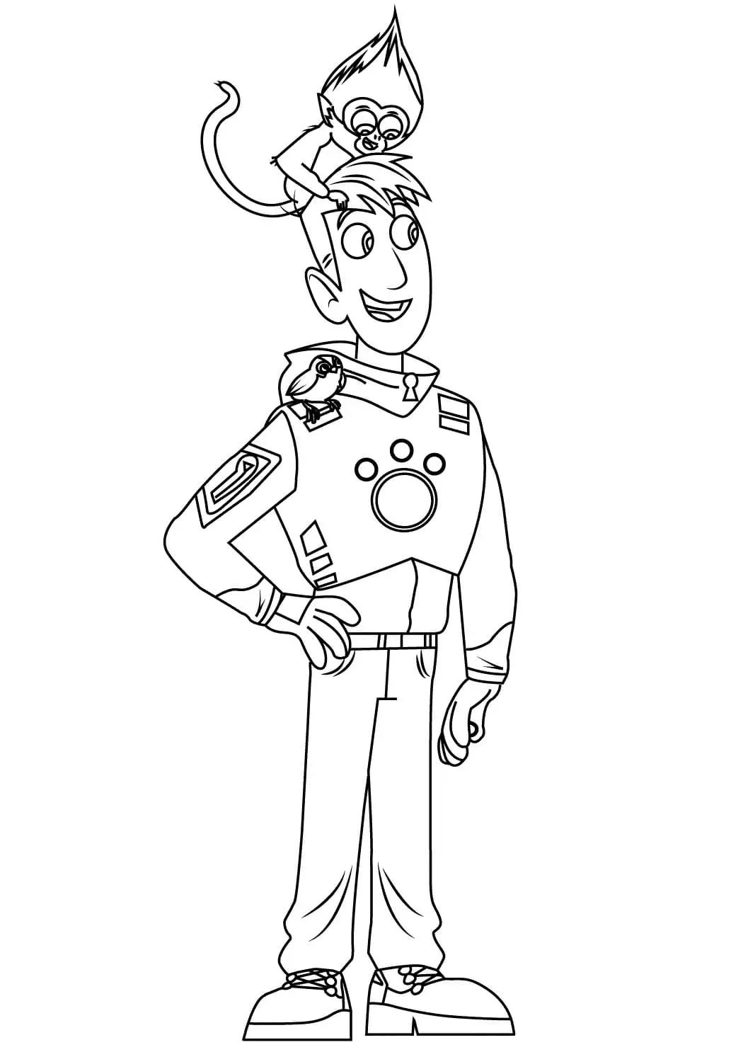 Desenhos de Wild Kratts Para Colorir 38