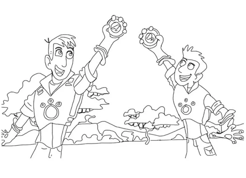 Desenhos de Wild Kratts Para Colorir 41