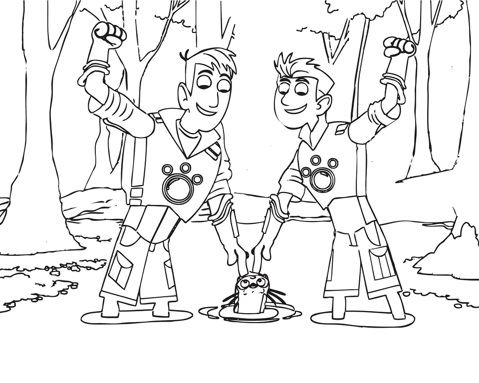 Desenhos de Wild Kratts Para Colorir 44