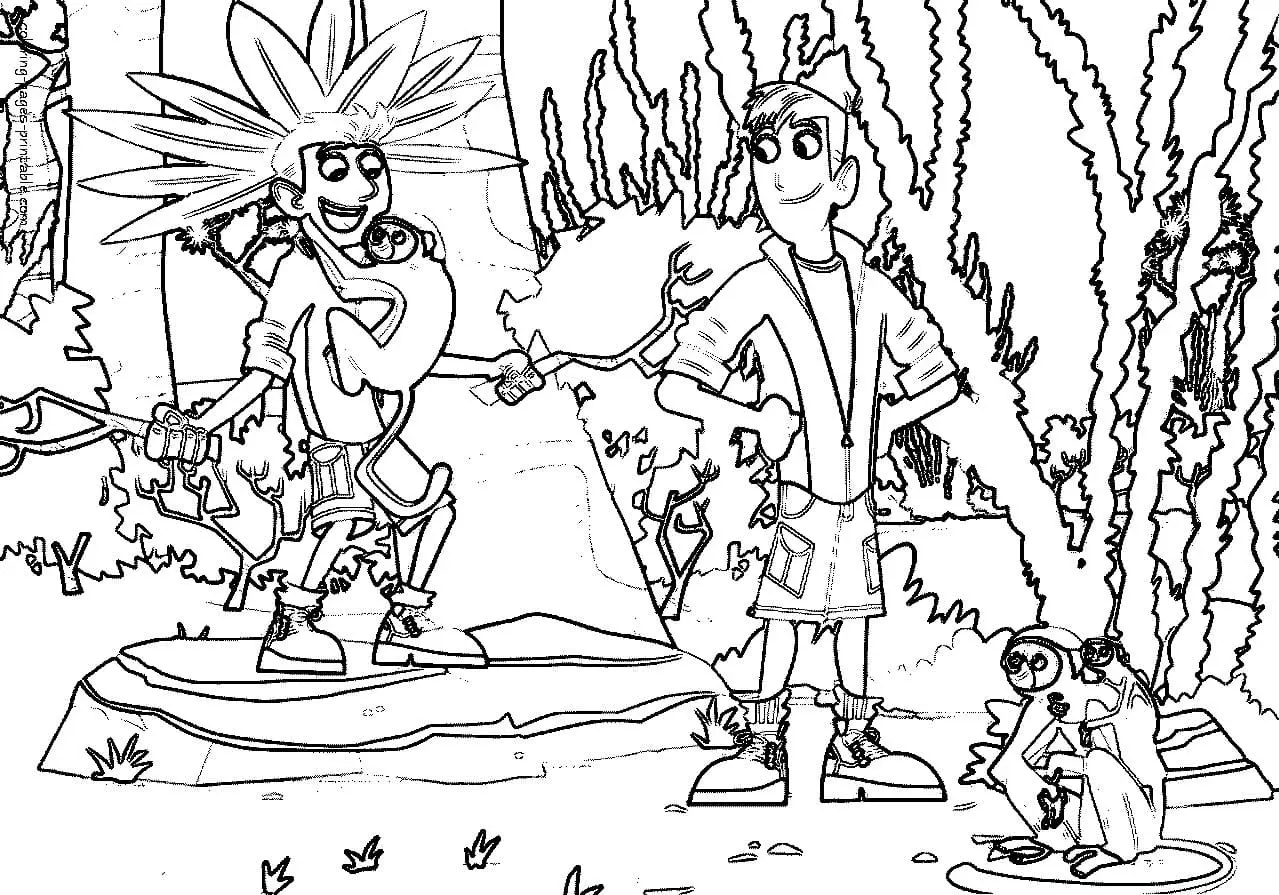 Desenhos de Wild Kratts Para Colorir 45