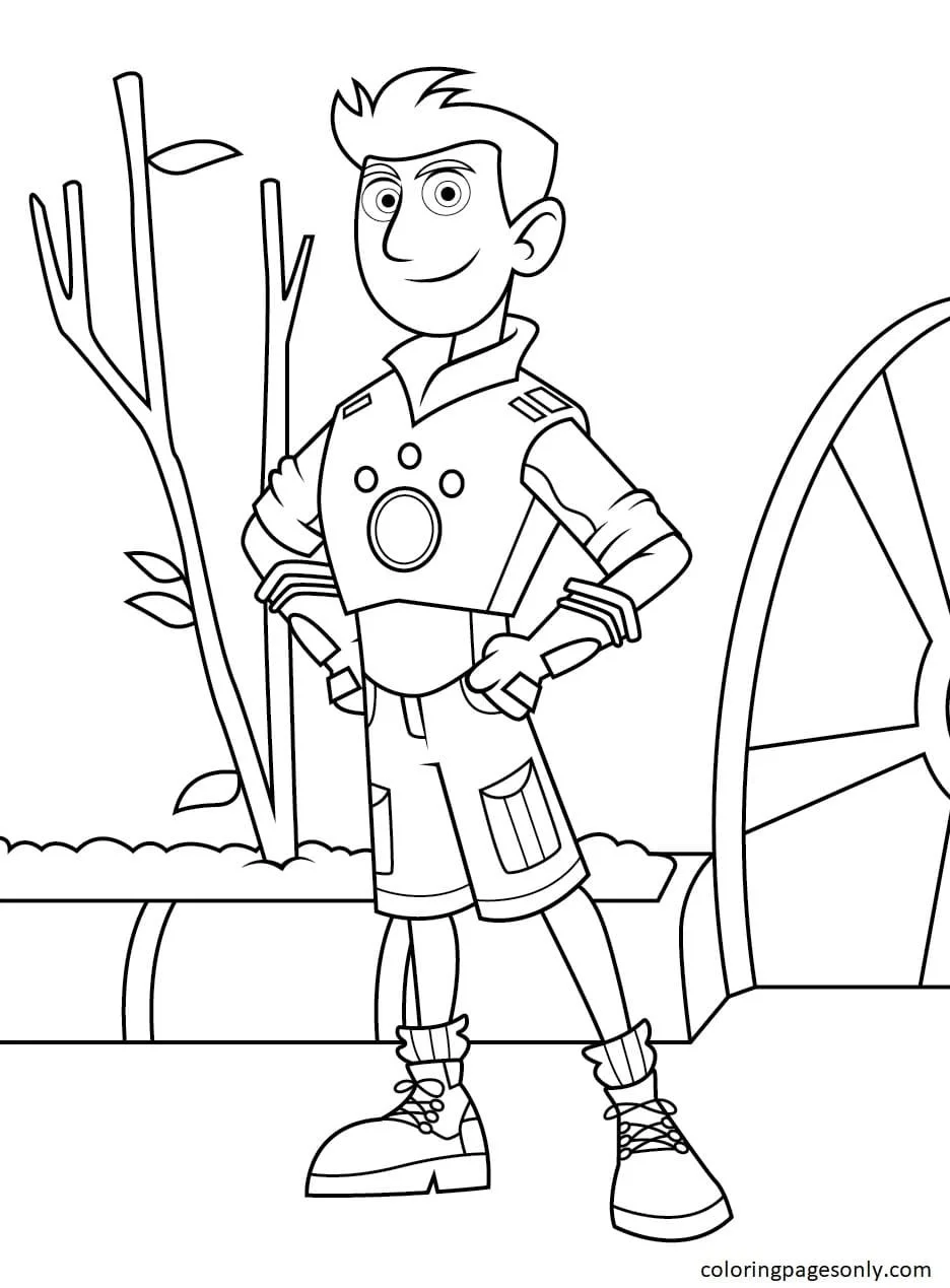 Desenhos de Wild Kratts Para Colorir 5