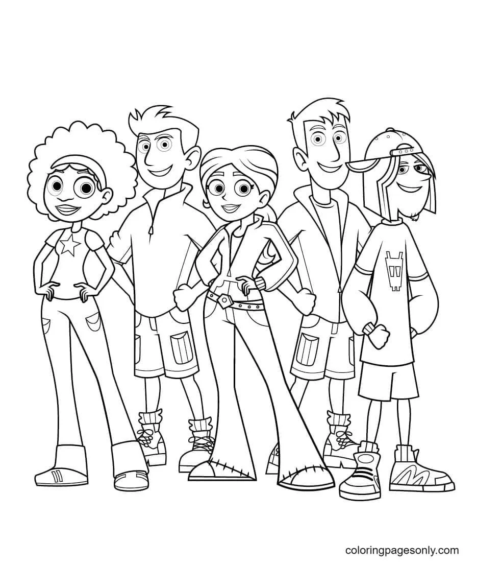 Desenhos de Wild Kratts Para Colorir 6