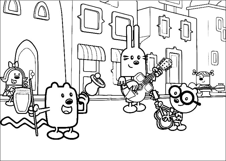 Desenhos de Wow Wow Wubbzy Para Colorir 13