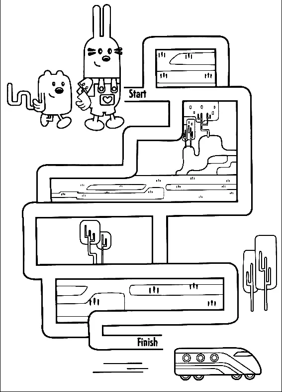 Desenhos de Wow Wow Wubbzy Para Colorir 19