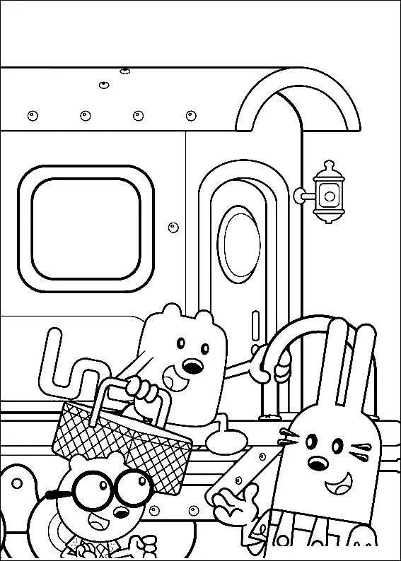 Desenhos de Wow Wow Wubbzy Para Colorir 27