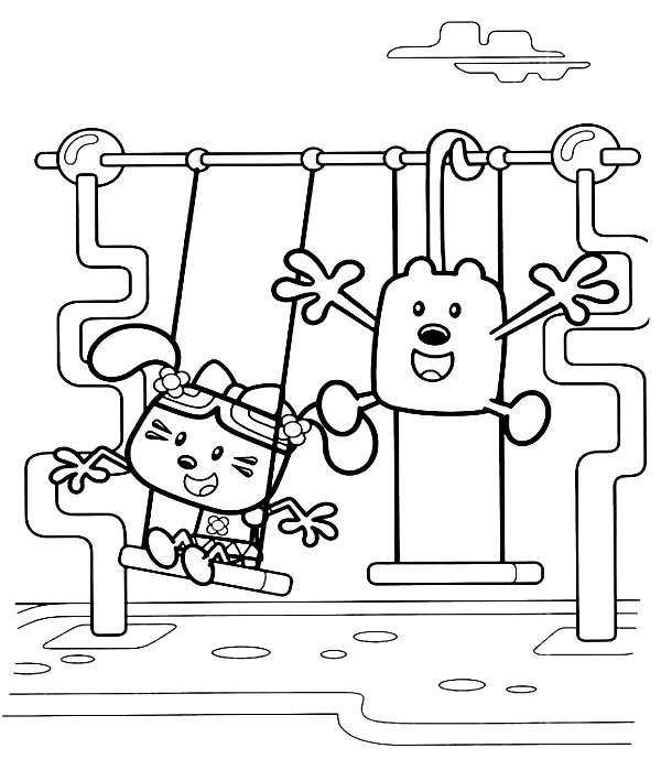 Desenhos de Wow Wow Wubbzy Para Colorir 28