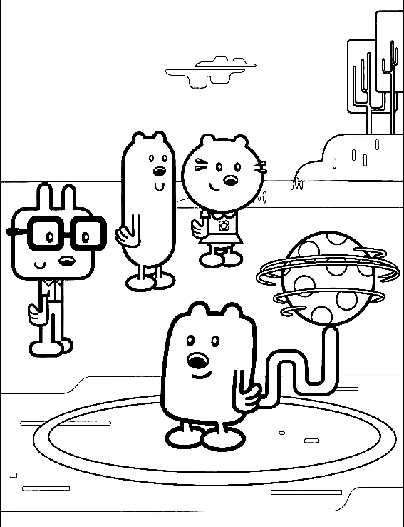 Desenhos de Wow Wow Wubbzy Para Colorir 36