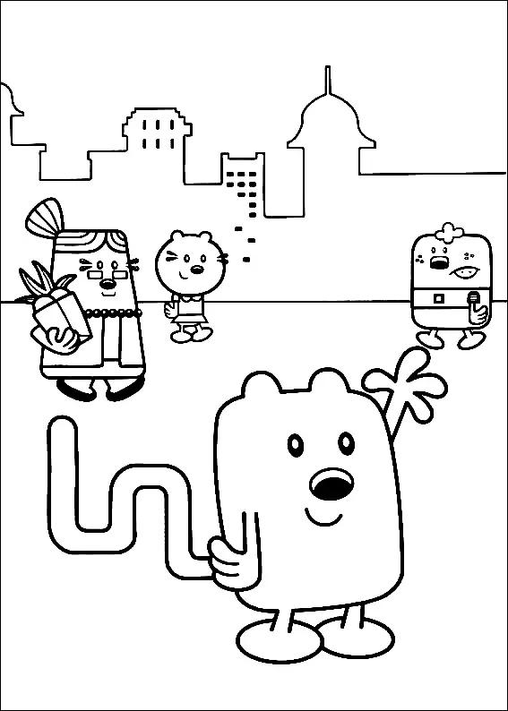 Desenhos de Wow Wow Wubbzy Para Colorir 37