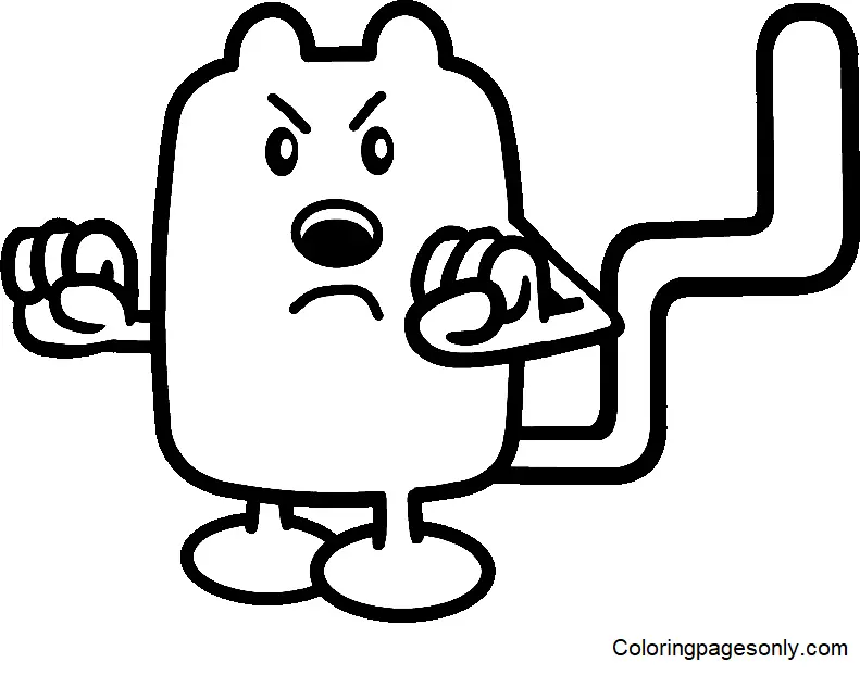 Desenhos de Wow Wow Wubbzy Para Colorir 4