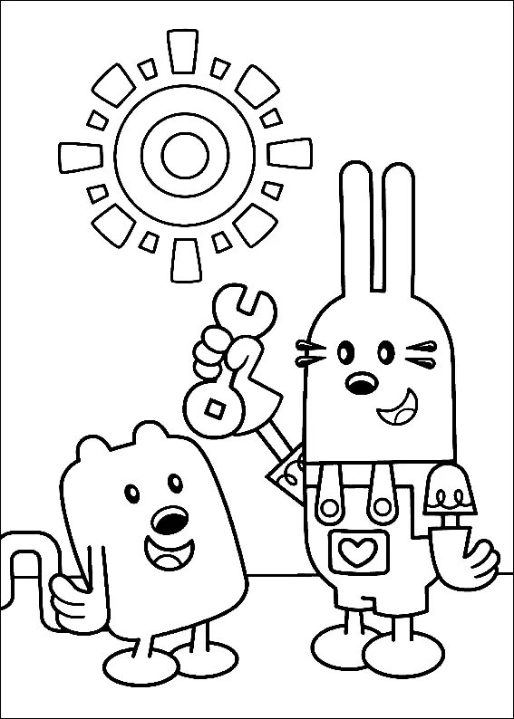 Desenhos de Wow Wow Wubbzy Para Colorir 44