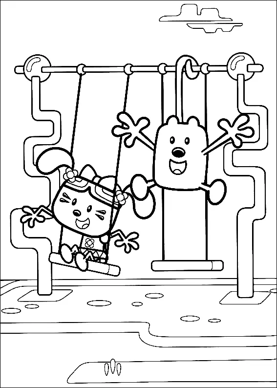 Desenhos de Wow Wow Wubbzy Para Colorir 45