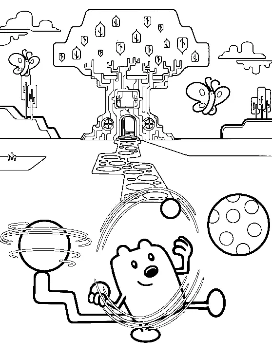 Desenhos de Wow Wow Wubbzy Para Colorir 46