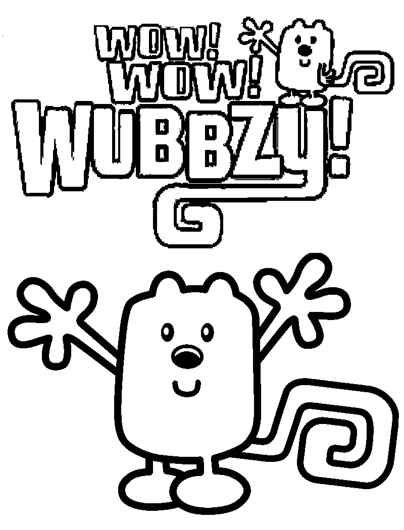 Desenhos de Wow Wow Wubbzy Para Colorir 48