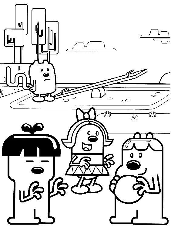 Desenhos de Wow Wow Wubbzy Para Colorir 8