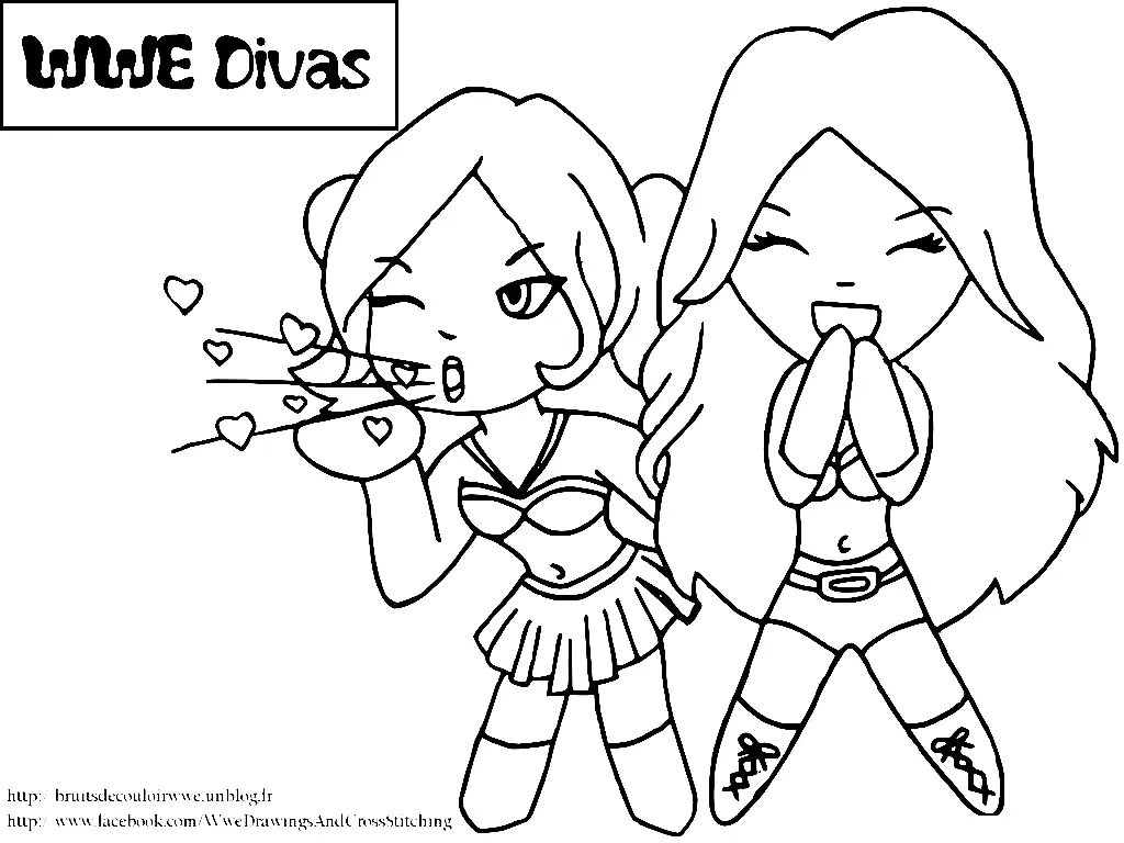 Desenhos de Wwe Para Colorir