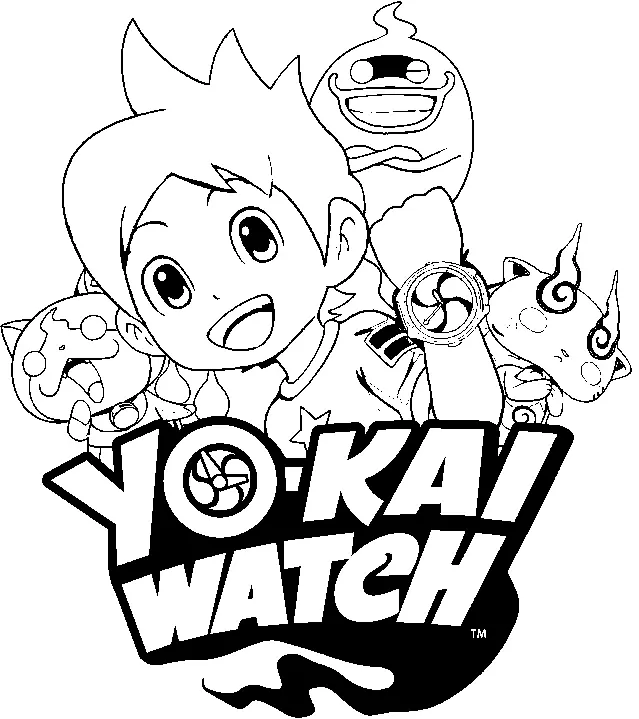 Desenhos de Yo Kai Watch Para Colorir 11