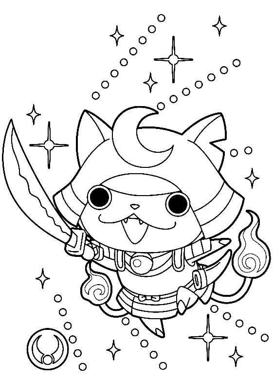 Desenhos de Yo Kai Watch Para Colorir 13