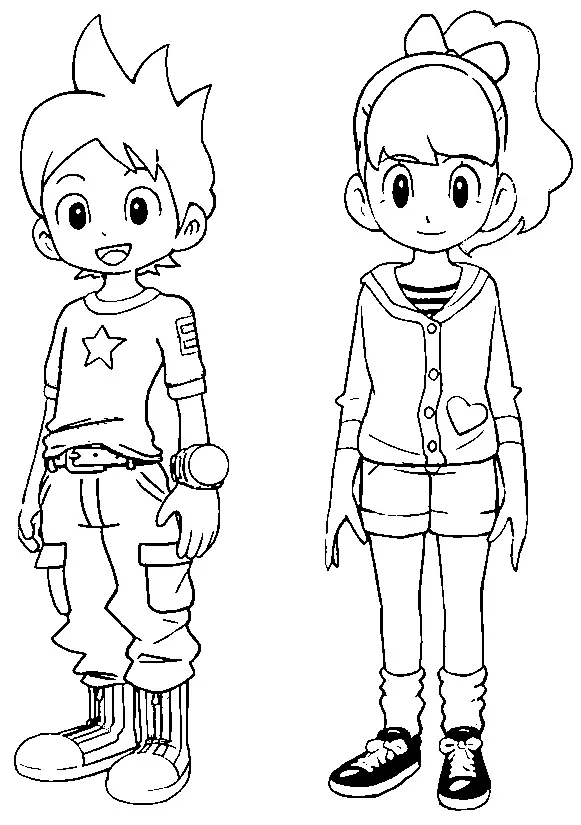 Desenhos de Yo Kai Watch Para Colorir 20