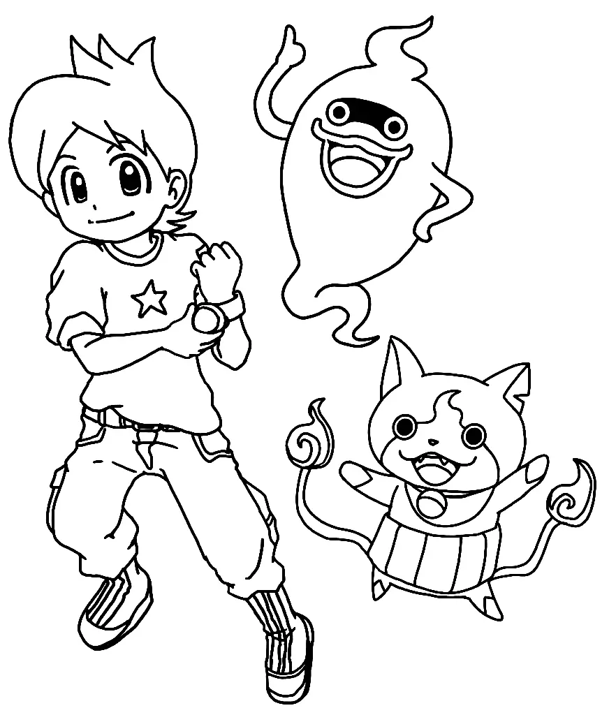 Desenhos de Yo Kai Watch Para Colorir 21