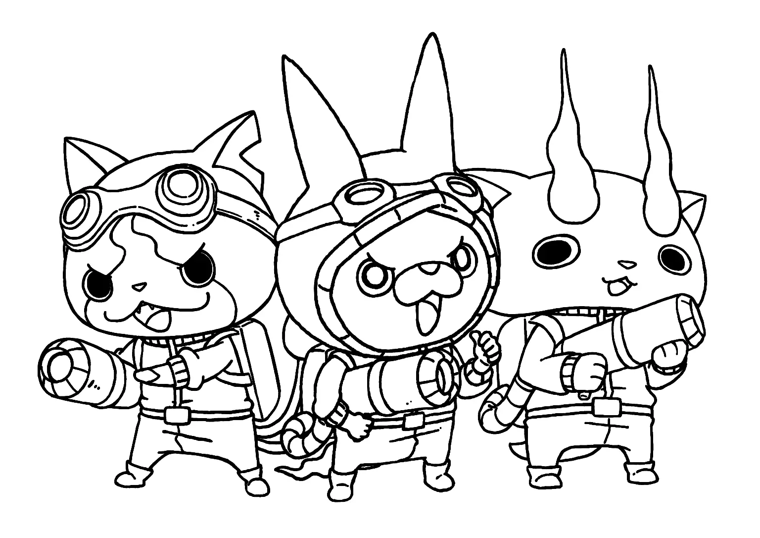 Desenhos de Yo Kai Watch Para Colorir 3