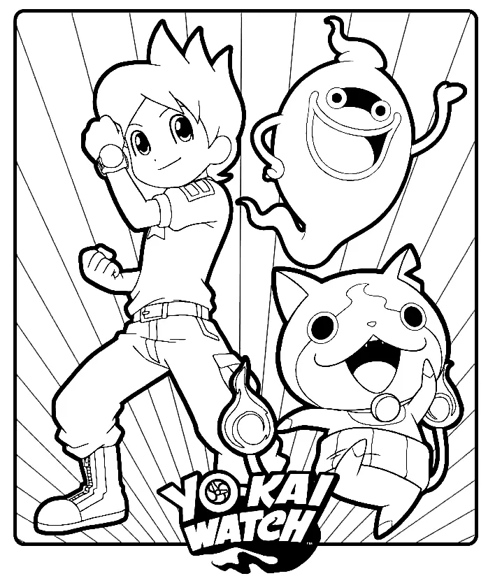 Desenhos de Yo Kai Watch Para Colorir 34