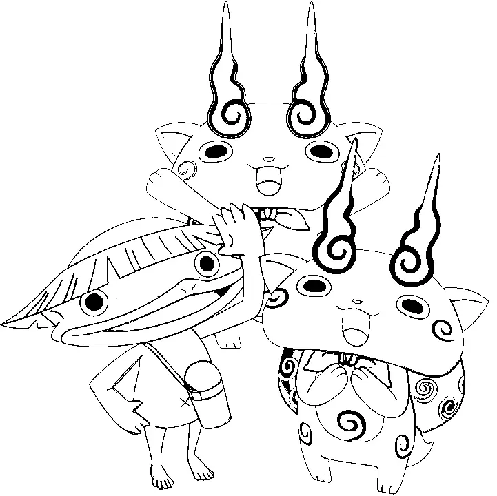 Desenhos de Yo Kai Watch Para Colorir 35