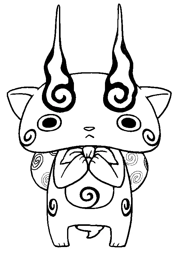 Desenhos de Yo Kai Watch Para Colorir 43