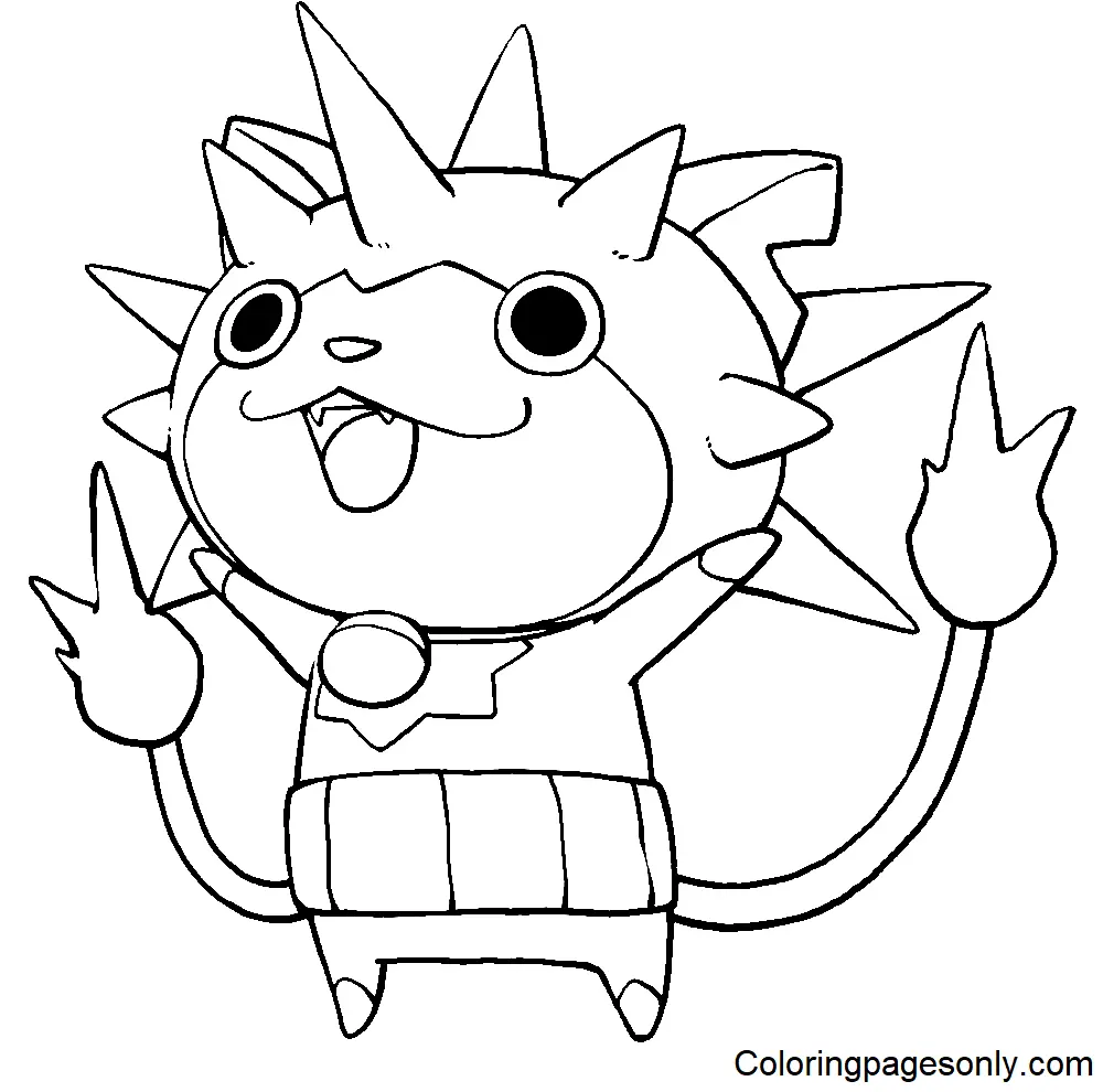 Desenhos de Yo Kai Watch Para Colorir 5