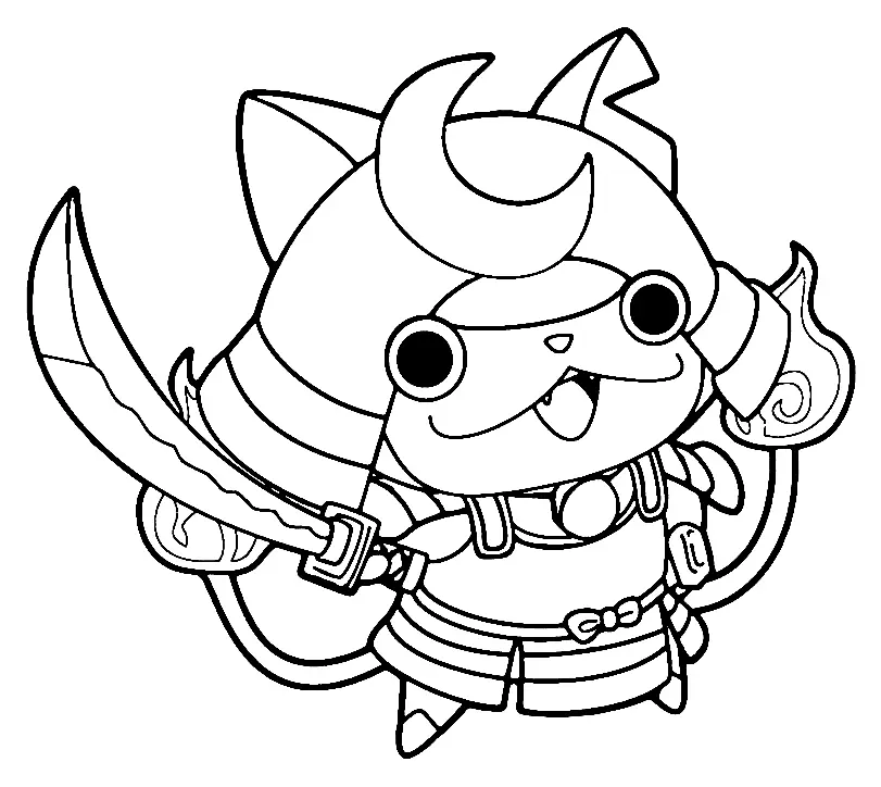 Desenhos de Yo Kai Watch Para Colorir 7