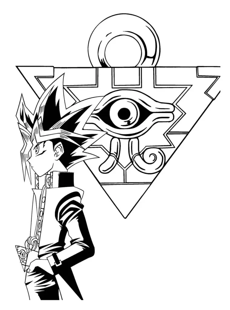 Desenhos de Yu Gi Oh Para Colorir 1