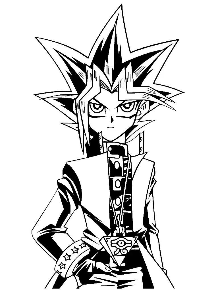 Desenhos de Yu Gi Oh Para Colorir 11