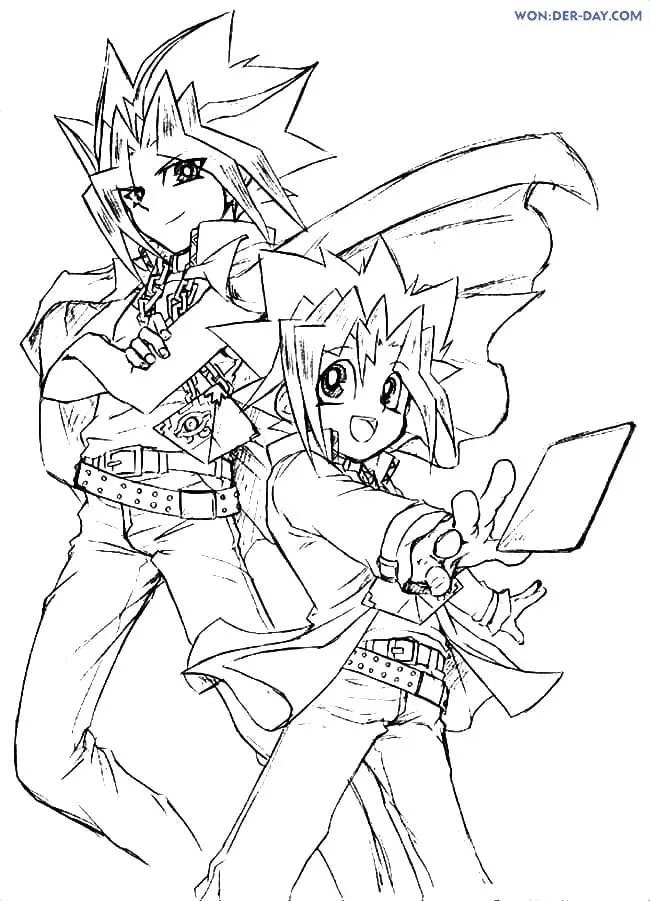 Desenhos de Yu Gi Oh Para Colorir 12