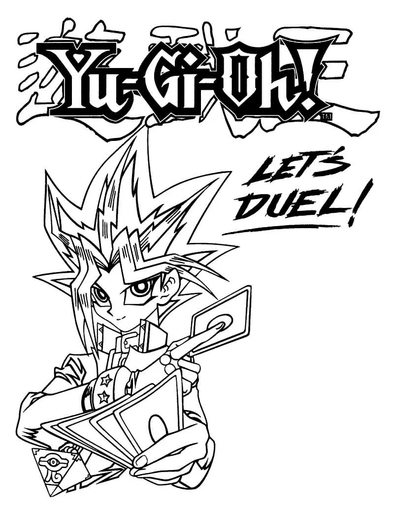 Desenhos de Yu Gi Oh Para Colorir 13