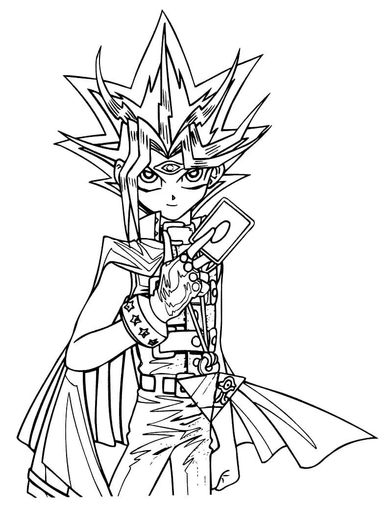 Desenhos de Yu Gi Oh Para Colorir 15