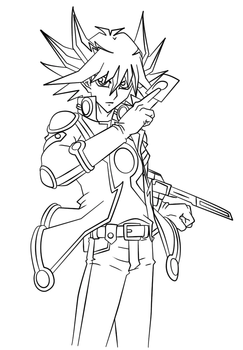 Desenhos de Yu Gi Oh Para Colorir 19