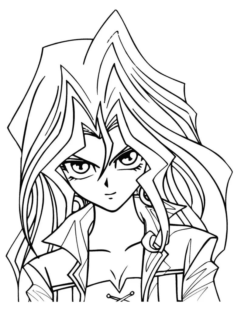 Desenhos de Yu Gi Oh Para Colorir 20