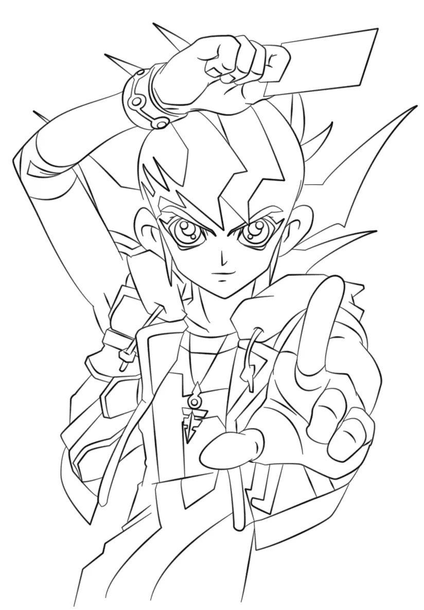 Desenhos de Yu Gi Oh Para Colorir 25