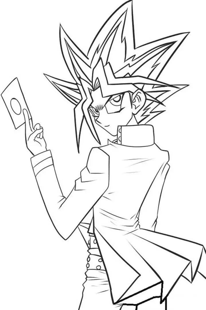 Desenhos de Yu Gi Oh Para Colorir 27