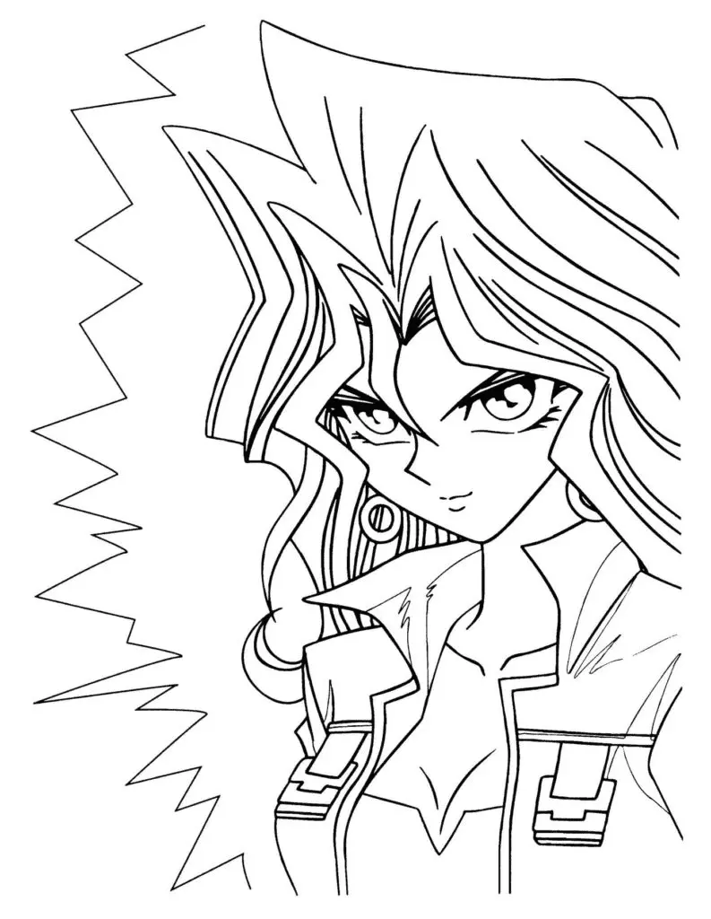 Desenhos de Yu Gi Oh Para Colorir 34